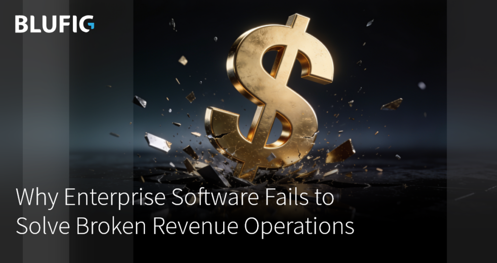 Enterprise sales and marketing teams struggling with disconnected RevOps processes despite advanced CRM software